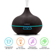 Humidificador y Difusor Ultrasónico 550 ml con Control Remoto — vista complementaria