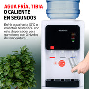Dispensador de Agua para Garrafón de 11 y 20 L, 3 Temperaturas