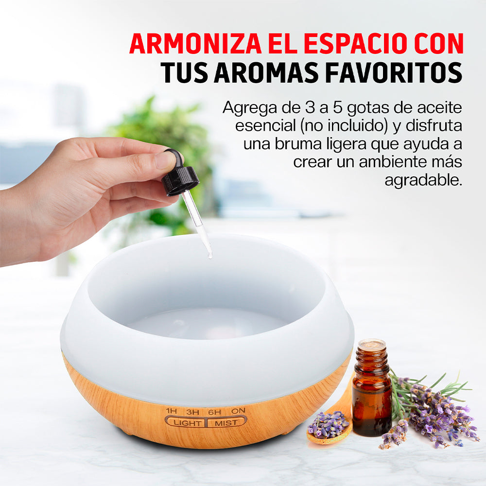 Humidificador y Difusor Ultrasónico 550 ml con Control Remoto — vista adicional 13