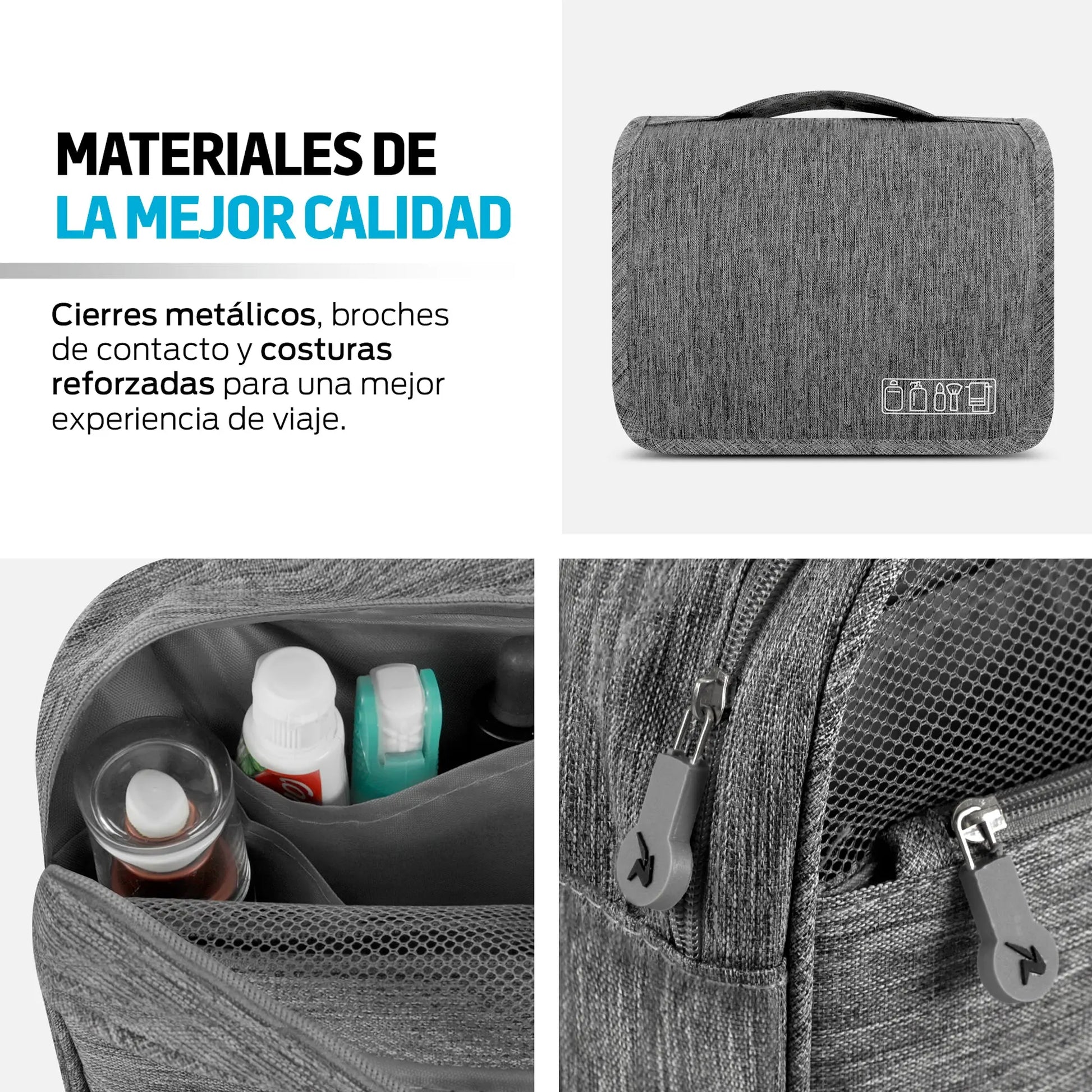 Neceser Organizador de Viaje Baño Aseo Maquillaje Redlemon Technology México