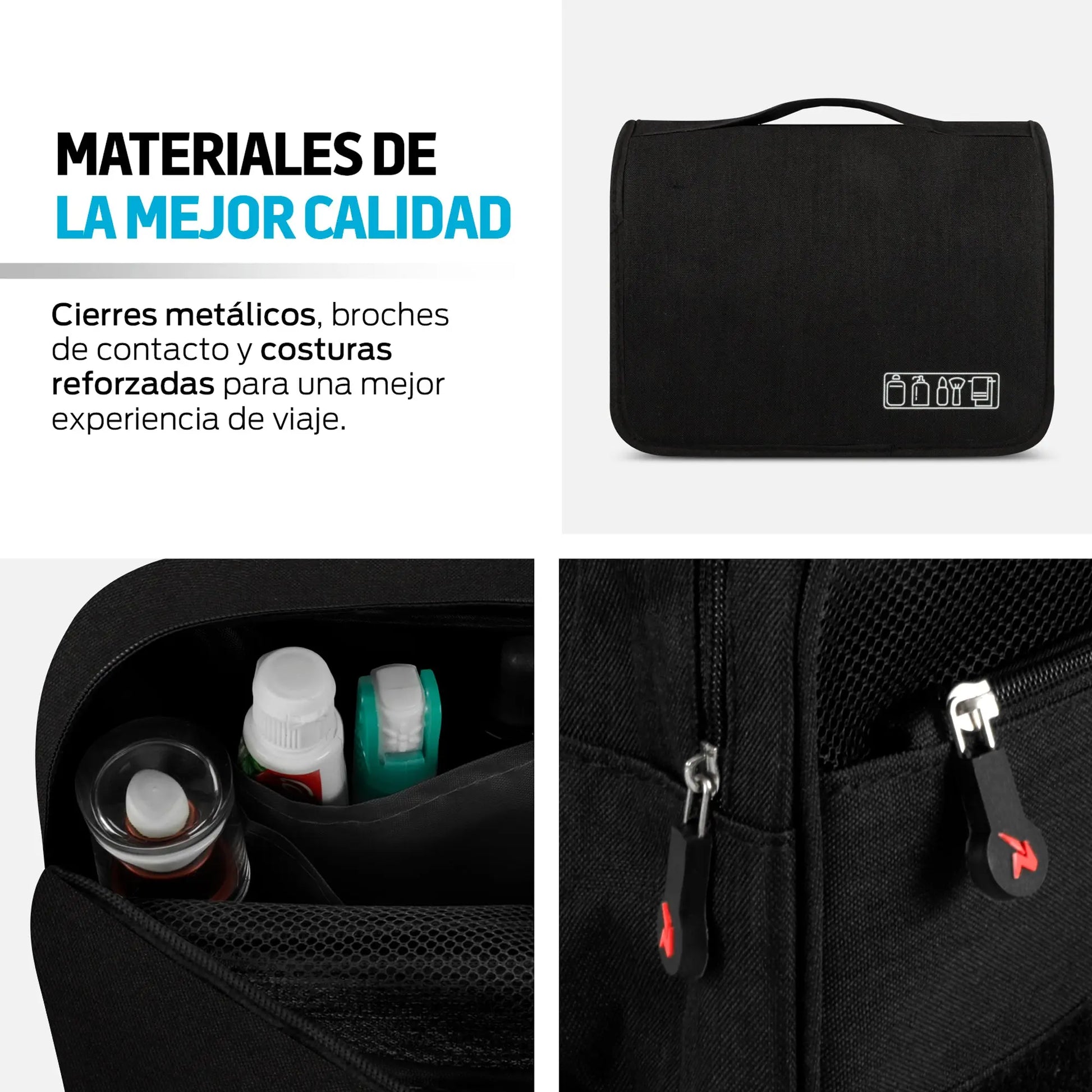 Neceser Organizador de Viaje Baño Aseo Maquillaje Redlemon Technology México