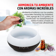 Humidificador y Difusor Ultrasónico 550 ml con Control Remoto — detalle del producto