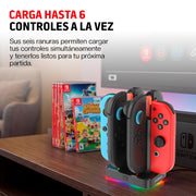 Cargador para Controles Joy-Con de Nintendo Switch 1, 2 y OLED