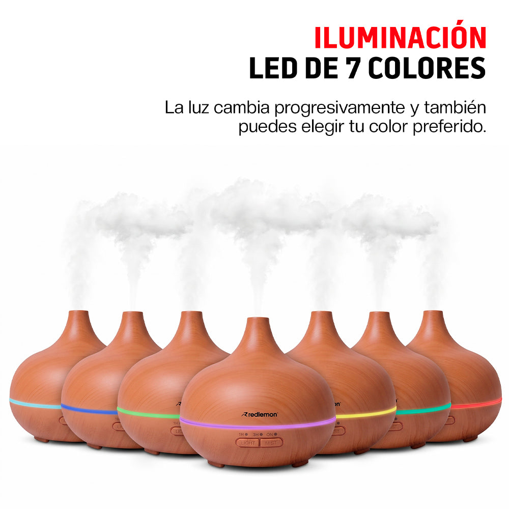 Humidificador y Difusor de Aceites para Aromaterapia