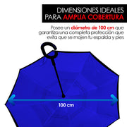 Paraguas Invertido de Doble Capa con Mango en C, 100 cm — vista adicional 22