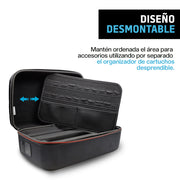 Funda Rígida para Nintendo Switch y Switch 2 con Compartimentos — características destacadas