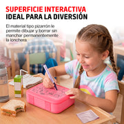 Lonchera Bento Box Infantil con 5 Divisiones y Cubierto