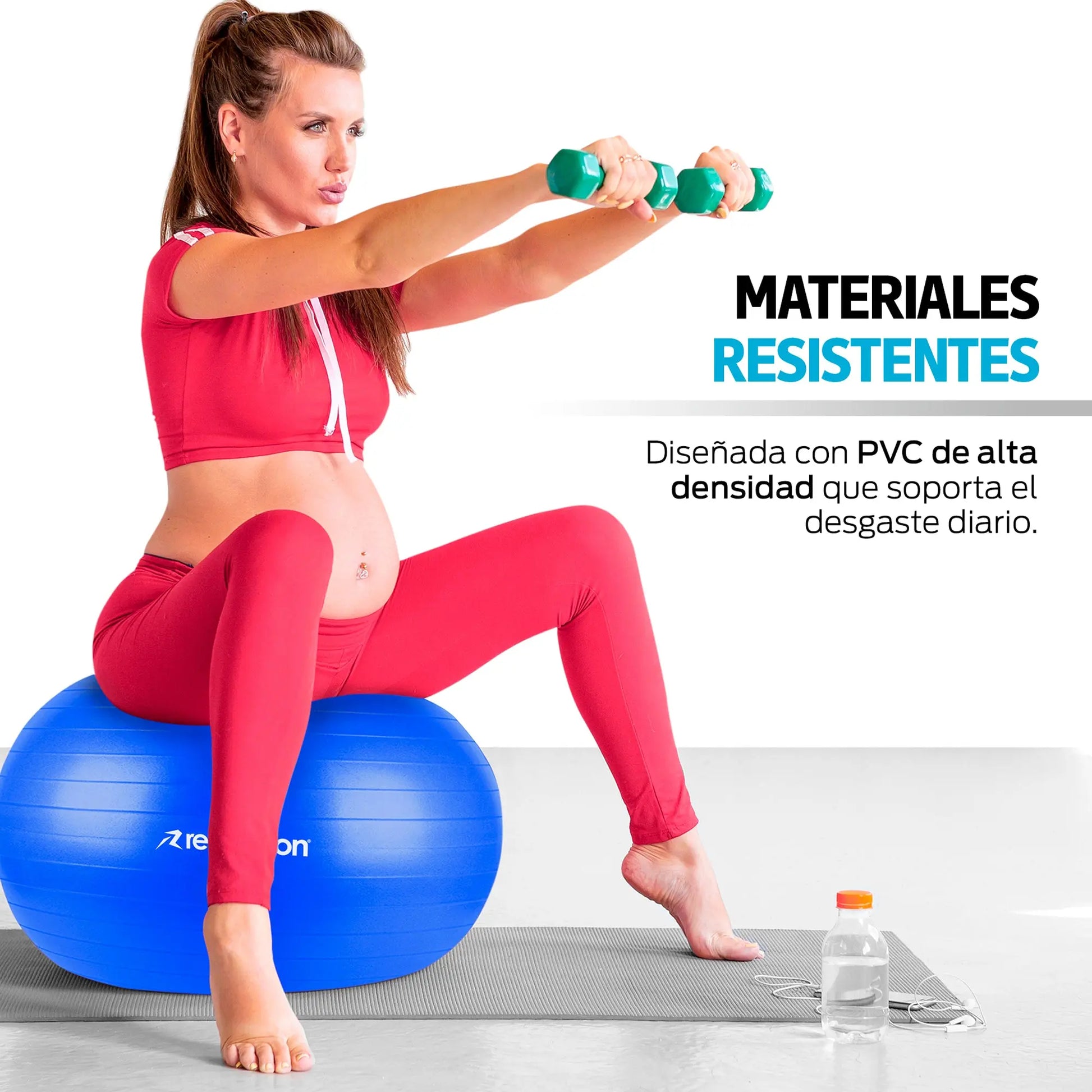 Pelota Pilates Yoga Fitness 65 Cm Con Bomba de Aire Redlemon Technology México
