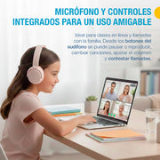 Audífonos para niños Bluetooth 5.4 con cable y microSD — vista adicional 13