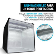 Caja de Luz para Fotografía Profesional Extra Grande (80x80 cms) - Redlemon