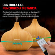 Humidificador y Difusor Ultrasónico 550 ml con Control Remoto — vista adicional 14