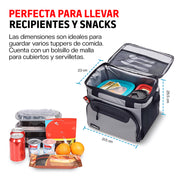 Lonchera Térmica de 11 L con Correa Ajustable — detalle de diseño