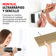 Repisas Flotantes Modernas de Madera 6 Pz Librero 30x15 cm