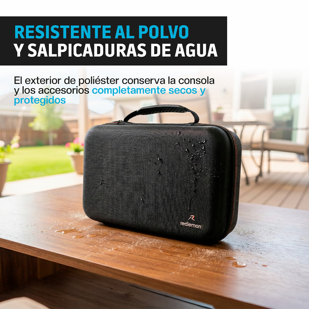 Funda Rígida para Nintendo Switch y Switch 2 con Compartimentos — detalle de diseño