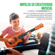 Guitarra de Juguete Tipo Acústica para Niños de 3 a 12 años