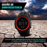 Reloj Deportivo Resistente Agua Digital, Alarma, Cronómetro 1251 Redlemon Technology México