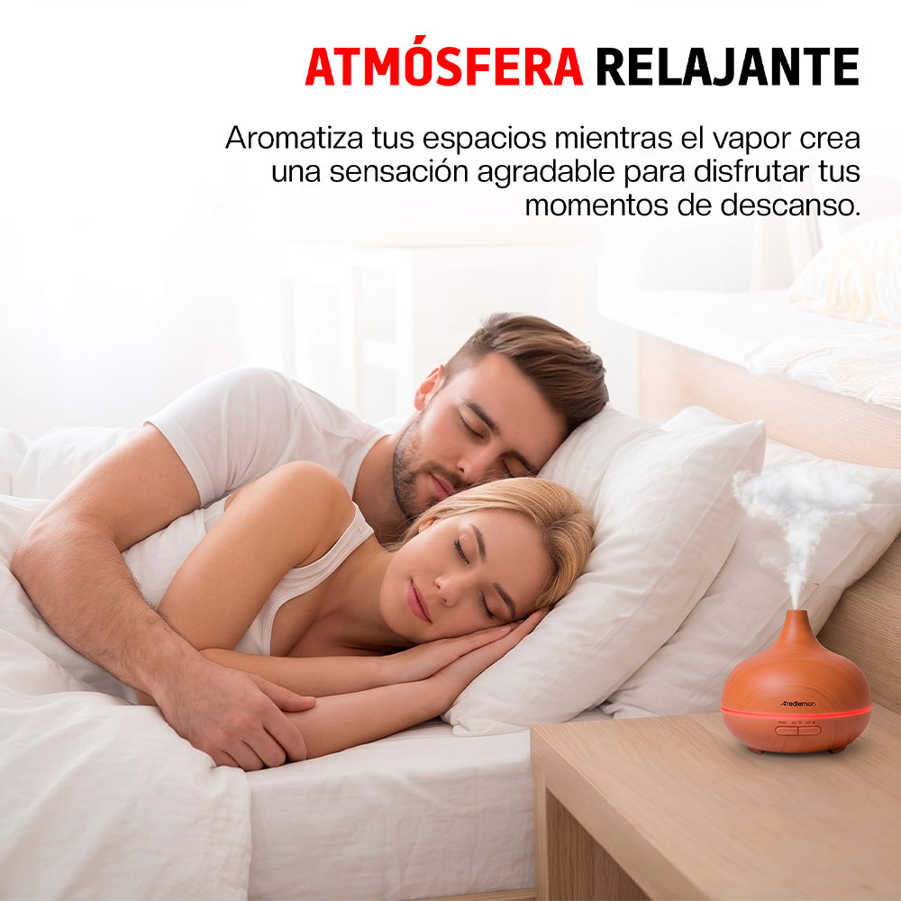 Humidificador y Difusor de Aceites para Aromaterapia