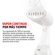 Plancha de Vapor Portátil para Ropa, Vertical y Horizontal, 1500 W, Depósito 300 ml