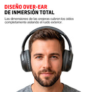 Audífonos Bluetooth Inalámbricos HD Diadema Aux. 3.5mm