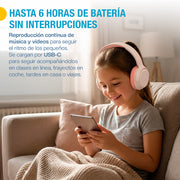 Audífonos para niños Bluetooth 5.4 con cable y microSD — vista adicional 14