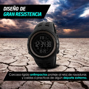 Reloj Deportivo Resistente Agua Digital, Alarma, Cronómetro 1251 Redlemon Technology México