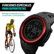 Reloj Deportivo Resistente Agua Digital, Alarma, Cronómetro 1251 Redlemon Technology México