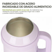 Termo de Acero Inoxidable 1.5 L con Popote y Asa HIKEO — vista adicional 37