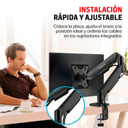 Soporte Articulado para Monitor de 17 a 32 Pulgadas — funciones y uso