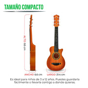 Guitarra de Juguete Tipo Acústica para Niños de 3 a 12 años