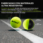 Set de 9 pelotas de pádel presurizadas en 3 tubos — funciones y uso