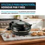 Horno Eléctrico para Pizza de 30 cm con Piedra Cerámica — funciones y uso