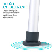 Silla para Regadera, Baño y Ducha para Adulto Mayor, Hasta 150 Kg