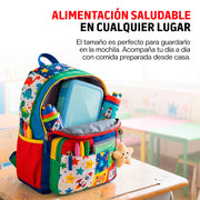 Lonchera Bento Box Infantil con 5 Divisiones y Cubierto
