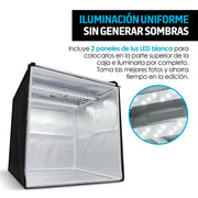 Caja de Luz para Fotografía Profesional (50x50x50 cm) Redlemon Technology México