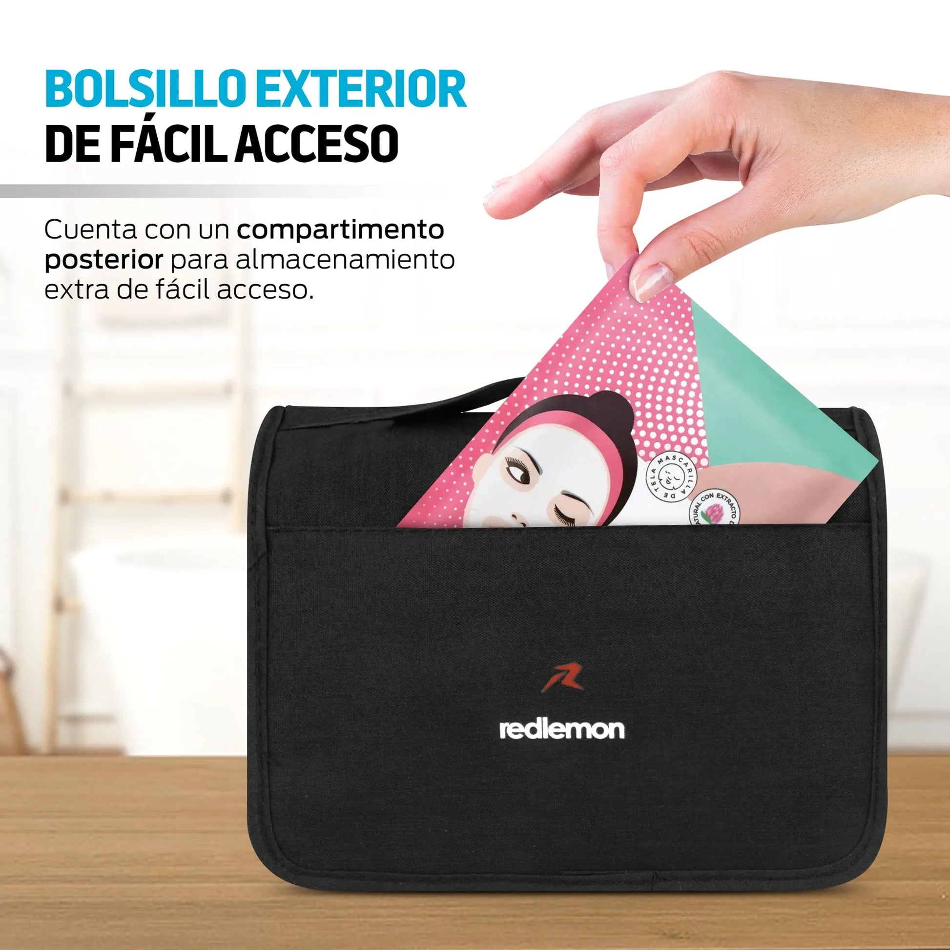 Neceser Organizador de Viaje Baño Aseo Maquillaje Redlemon Technology México