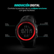 Reloj Deportivo Resistente Agua Digital, Alarma, Cronómetro 1251 Redlemon Technology México