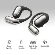 Audífonos deportivos open ear Bluetooth 5.3 IPX5 — detalle adicional