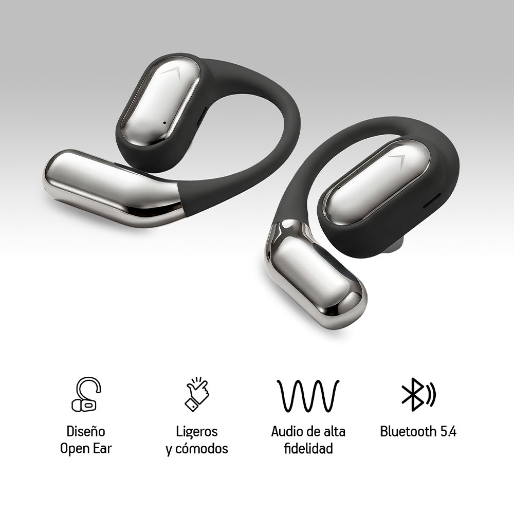 Audífonos deportivos open ear Bluetooth 5.3 IPX5 — detalle adicional