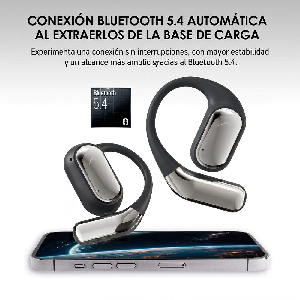 Audífonos deportivos open ear Bluetooth 5.3 IPX5 — vista adicional 13