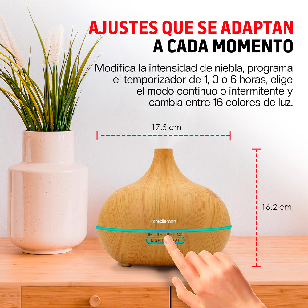 Humidificador y Difusor Ultrasónico 550 ml con Control Remoto — vista adicional 17
