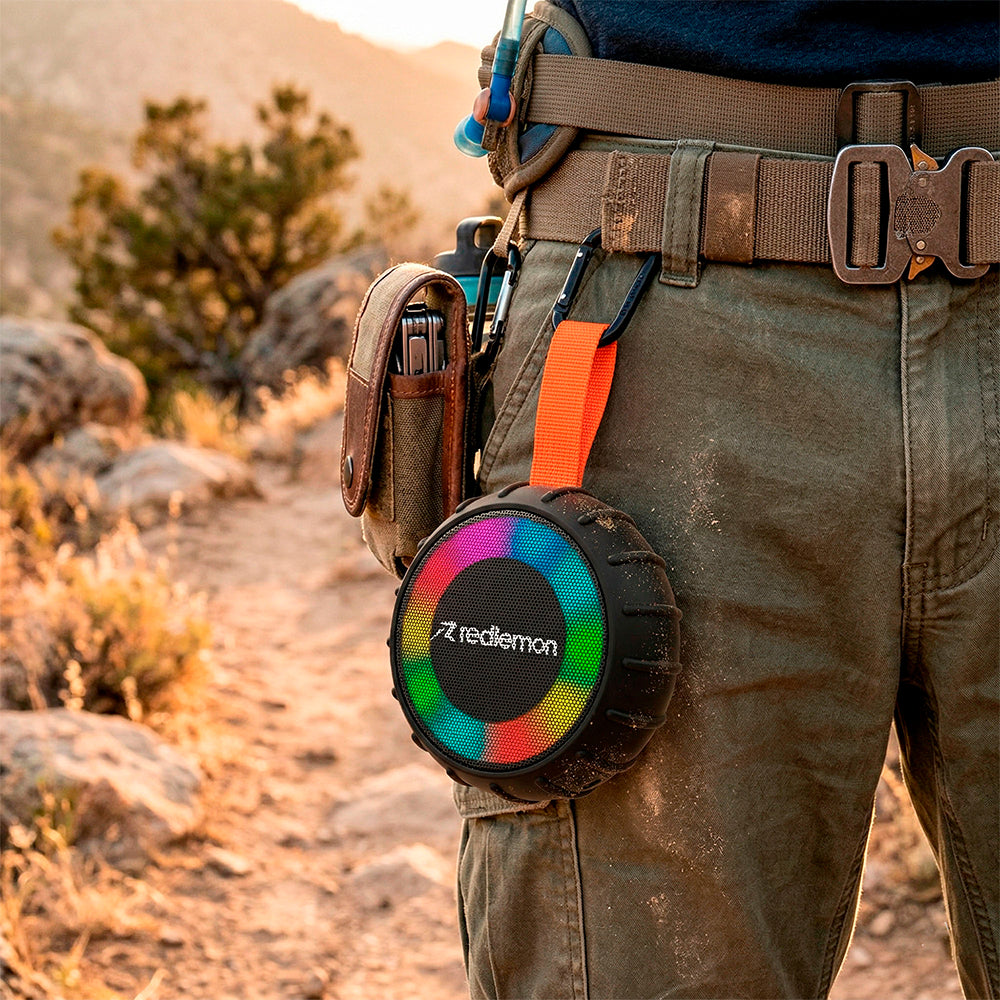 Bocina Bluetooth 5.0 Portátil IP66 de 3 W — medidas y especificaciones