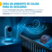 Monitor para bebé 3.5 pulgadas con cámara HD y VOX — medidas y especificaciones