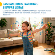 Audífonos para niños Bluetooth 5.4 con cable y microSD — vista adicional 16
