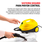 Limpiador de Vapor de Alta Presión de 1500 W, 4 Bar, 1.5 L con Accesorios