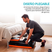 Banco para Ejercicio Multifuncional Plegable con 2 Ligas Incluidas y Respaldo de 7 Posiciones