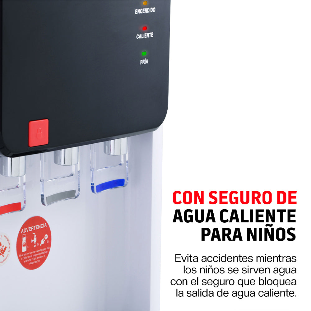 Dispensador de Agua para Garrafón de 11 y 20 L, 3 Temperaturas