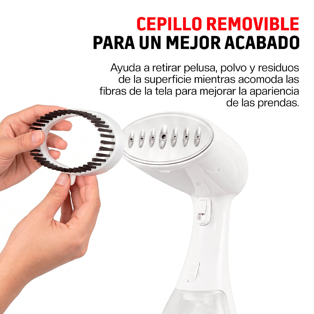 Plancha de Vapor Portátil para Ropa, Vertical y Horizontal, 1500 W, Depósito 300 ml