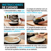Horno Eléctrico para Pizza de 30 cm con Piedra Cerámica — medidas y especificaciones