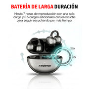 Audífonos Inalámbricos Tipo Clip Open Ear Bluetooth 6.0, Deportivos con Manos Libres
