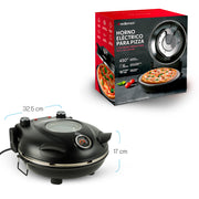 Horno Eléctrico para Pizza de 30 cm con Piedra Cerámica — contenido y accesorios